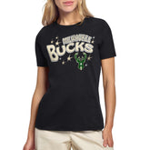 Milwaukee Bucks Starter Women's Fireworks T-Shirt On Sale