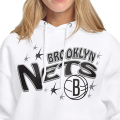 Brooklyn Nets Starter Women's Fireworks Fleece Hoodie On Sale