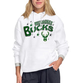 Milwaukee Bucks Starter Women's Fireworks Fleece Hoodie On Sale