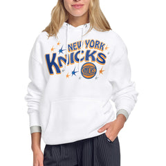 New York Knicks Starter Women's Fireworks Fleece Hoodie New