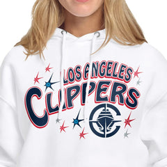 LA Clippers Starter Women's Fireworks Fleece Hoodie On Sale