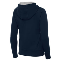 Spain National Team Antigua Women's Takeover Fleece Raglan Full-Zip Hoodie Navy