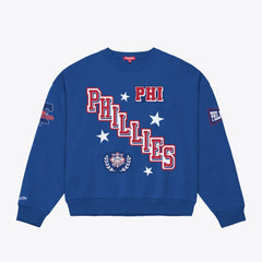 Philadelphia Phillies Mitchell & Ness Women's Pep Rally Sweatshirt | MLB For sale