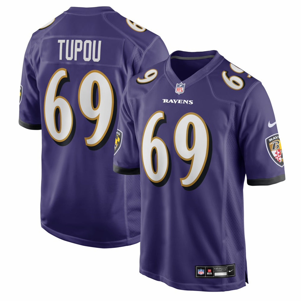 Baltimore Ravens Nike Josh Tupou Team Game Jersey