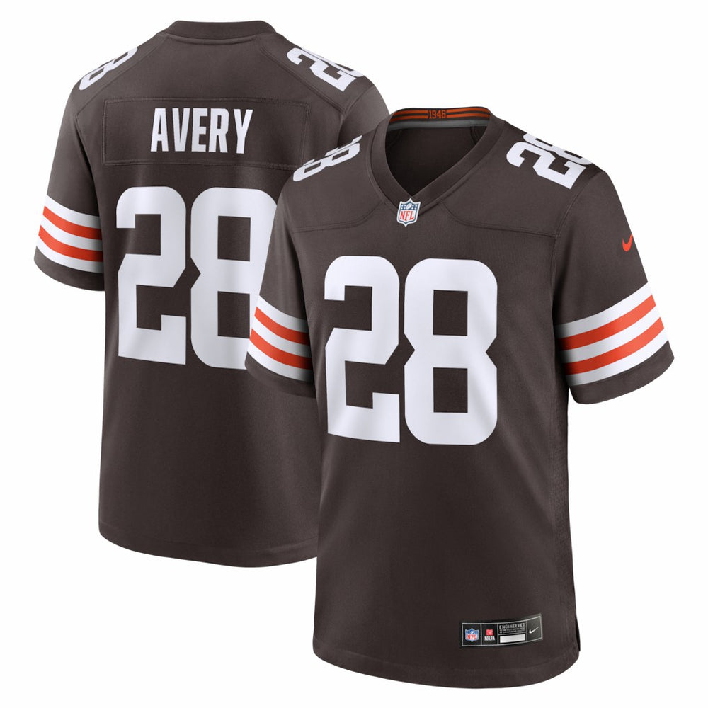 Cleveland Browns Nike Tre Avery Team Game Jersey