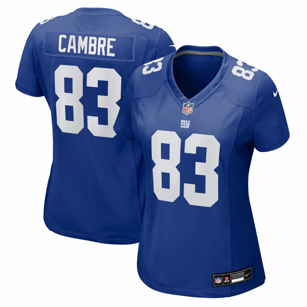 New York Giants Nike Dalen Cambre Women's Team Game Jersey