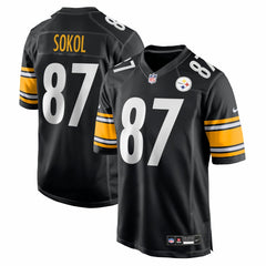 Matt Sokol Pittsburgh Steelers Team Game Jersey - Black