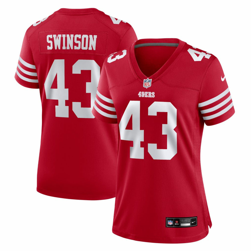 San Francisco 49ers Nike Messiah Swinson Women's Team Game Jersey