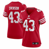 San Francisco 49ers Nike Messiah Swinson Women's Team Game Jersey