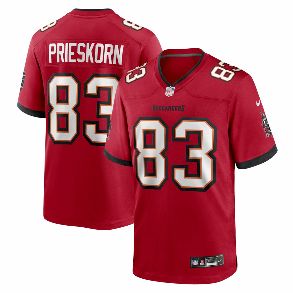 Tampa Bay Buccaneers Nike Caden Prieskorn Team Game Jersey