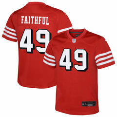 San Francisco 49ers Nike The Faithful Youth Alternate 2 Game Jersey