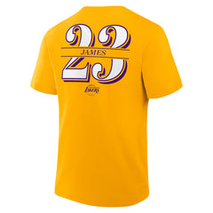 LeBron James Los Angeles Lakers In The Paint Name & Number T-Shirt Discount