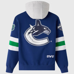 Vancouver Canucks OVO x NHL Fleece Hoodie On Sale