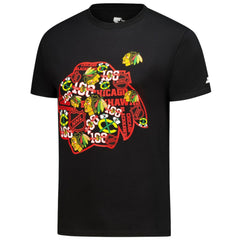Chicago Blackhawks Starter Logo Collage T-Shirt Sale