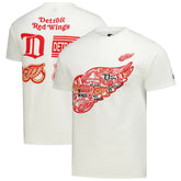 Detroit Red Wings Starter Logo Collage T-Shirt Discount