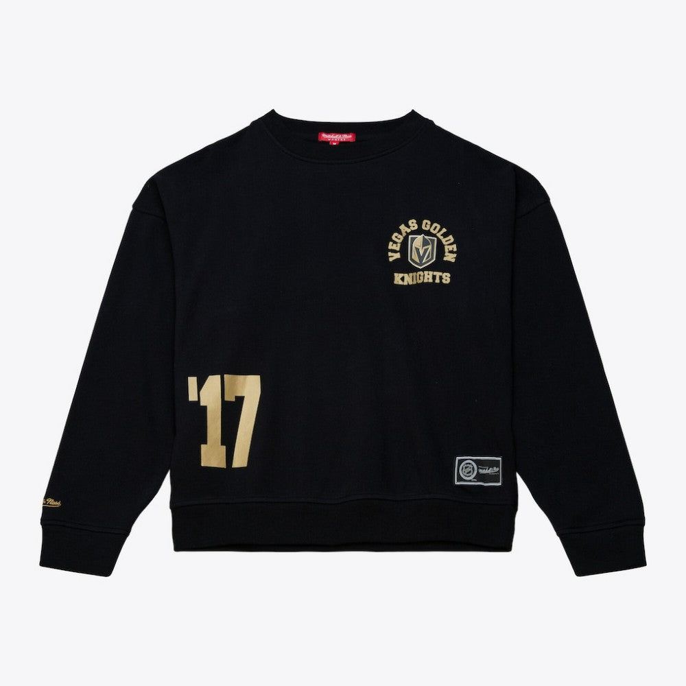 Vegas Golden Knights Mitchell & Ness Women's Crewneck Sweatshirt For Sale