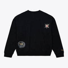 Vegas Golden Knights Mitchell & Ness Women's Crewneck Sweatshirt For Sale