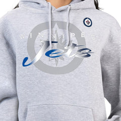 Winnipeg Jets G-III 4Her by Carl Banks Women's Shadow Logo Fleece Hoodie For Sale