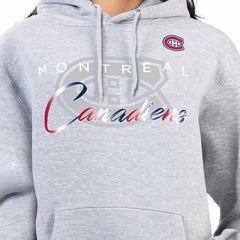 Montreal Canadiens G-III 4Her by Carl Banks Women's Shadow Logo Fleece Hoodie On Sale