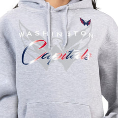 Washington Capitals G-III 4Her by Carl Banks Women's Shadow Logo Fleece Hoodie Outlet