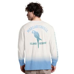 Philadelphia Eagles Margaritaville Island Reserve Long Sleeve Slub Henley Shirt