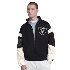 Las Vegas Raiders Starter The Gust Full-Zip Hooded Jacket