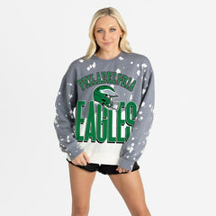 Philadelphia Eagles Gameday Couture Women's Arch Rivals Faded Wash Sweatshirt