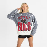Tampa Bay Buccaneers Gameday Couture Women's Arch Rivals Faded Wash Sweatshirt