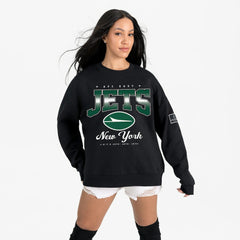 New York Jets Gameday Couture Women's Powerhouse Play Premium Fleece Sweatshirt