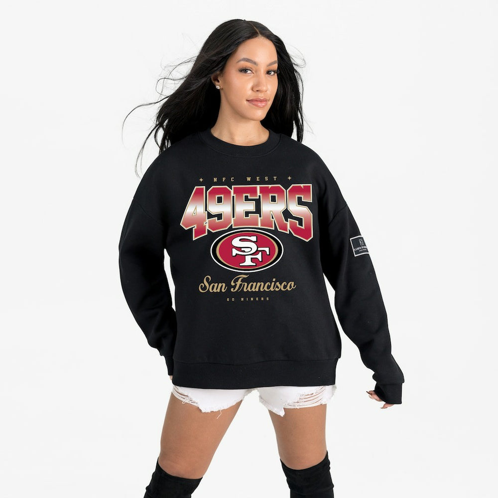 San Francisco 49ers Gameday Couture Women's Powerhouse Play Premium Fleece Sweatshirt