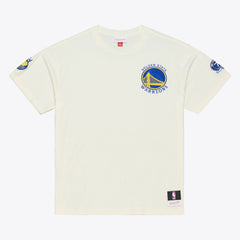 Golden State Warriors Hardwood Classics Chainstitch Premium T-Shirt sale On Sale
