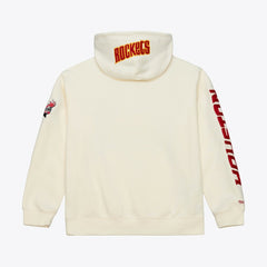 Houston Rockets Hardwood Classics Chainstitch Premium Fleece Hoodie New