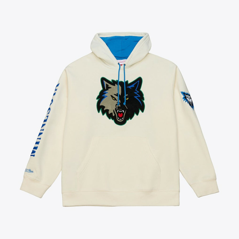 Minnesota Timberwolves Hardwood Classics Chainstitch Premium Fleece Hoodie Online