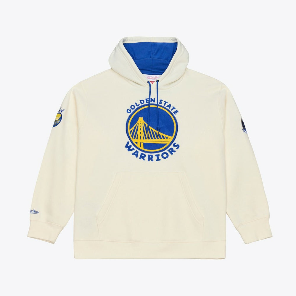 Golden State Warriors Hardwood Classics Chainstitch Premium Fleece Hoodie sale On Sale