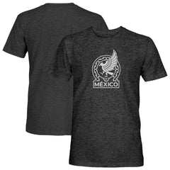 Mexico National Team 1863FC Mono Badge Vintage Tri-Blend T-Shirt Black