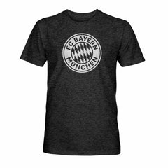 Bayern Munich 1863FC Mono Badge Vintage Tri-Blend T-Shirt Black