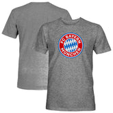 Bayern Munich 1863FC Color Badge Vintage Tri-Blend T-Shirt Gray