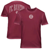 Bayern Munich 1863FC Back Wordmark Soft Wash T-Shirt Red