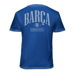 Barcelona 1863FC Back Wordmark Soft Wash T-Shirt Blue