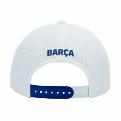 Barcelona 1863FC Mono Badge High Point Adjustable Hat White