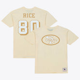 San Francisco 49ers Mitchell & Ness Jerry Rice Sandman Name & Number T-Shirt