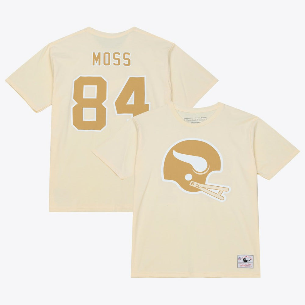 Minnesota Vikings Mitchell & Ness Randy Moss Sandman Name & Number T-Shirt
