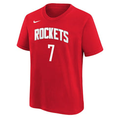 Kevin Durant Houston Rockets Youth Icon Name & Number T-Shirt Outlet