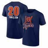 Spencer Torkelson Detroit Tigers Fastball Player Name & Number T-Shirt | MLB US