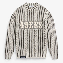 San Francisco 49ers Off Season x NFL Unisex Cable Knit Sweater