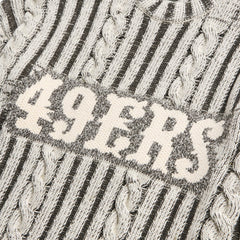 San Francisco 49ers Off Season x NFL Unisex Cable Knit Sweater