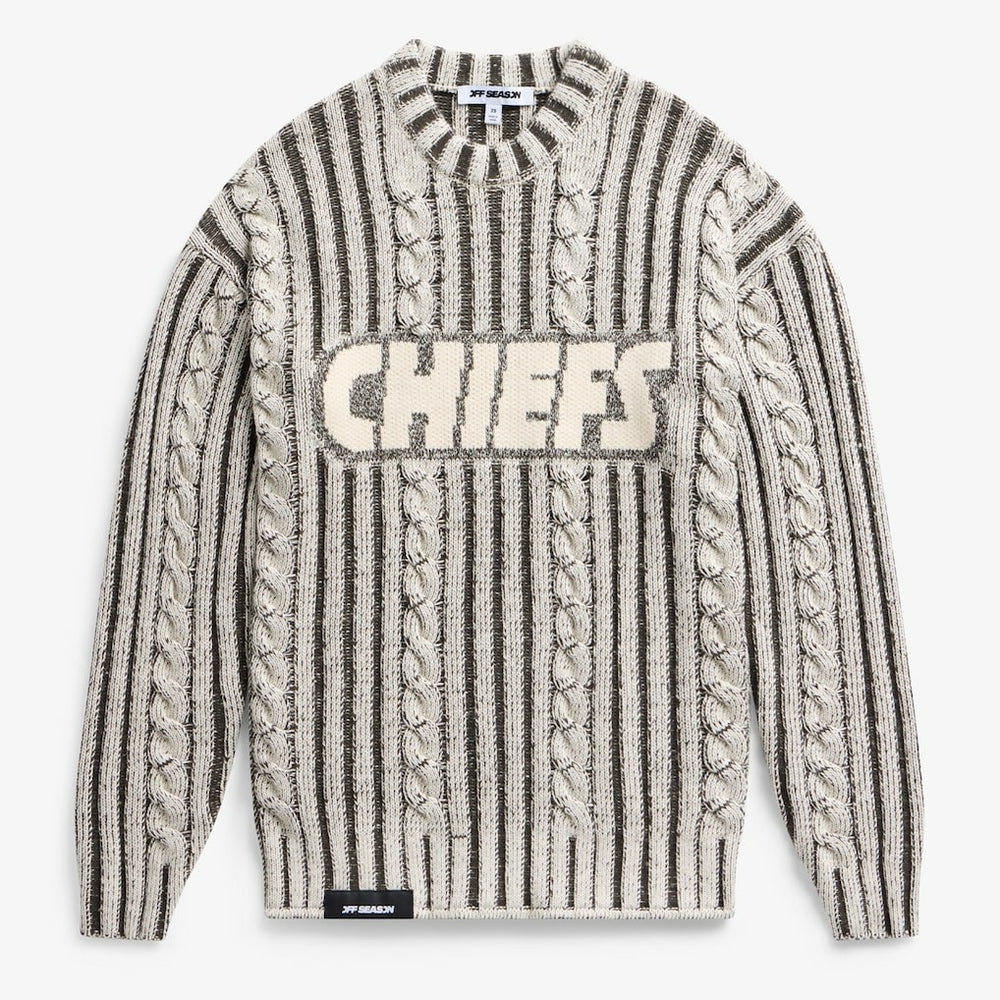 Kansas City Chiefs Off Season x NFL Unisex Cable Knit Sweater
