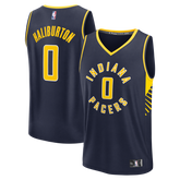 Tyrese Haliburton Indiana Pacers Fanatics Fast Break Replica Jersey - Navy - Icon Edition