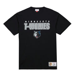 Minnesota Timberwolves Hardwood Classics Throw It Back Premium T-Shirt New