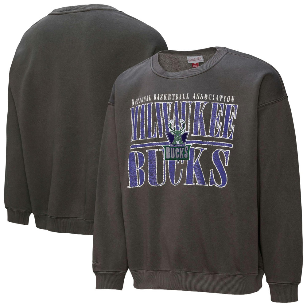 Milwaukee Bucks NBA Downtown Collection Fleece Sweatshirt New
